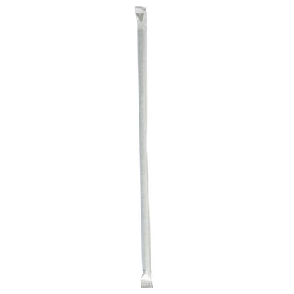 Wrapped Giant Straws, 10.25", Polypropylene, Black, 300/Pack, 4 Packs/Carton