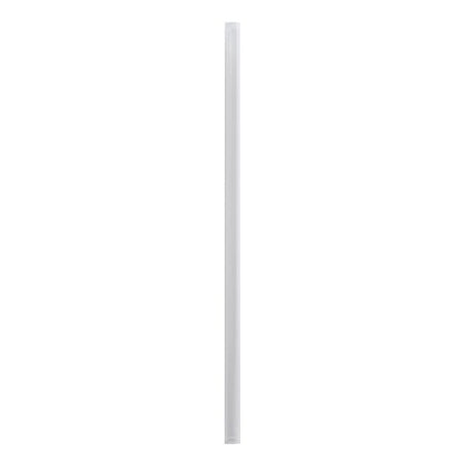 Giant Straws, 7.75", Polypropylene, Clear, 150/Pack, 10 Packs/Carton