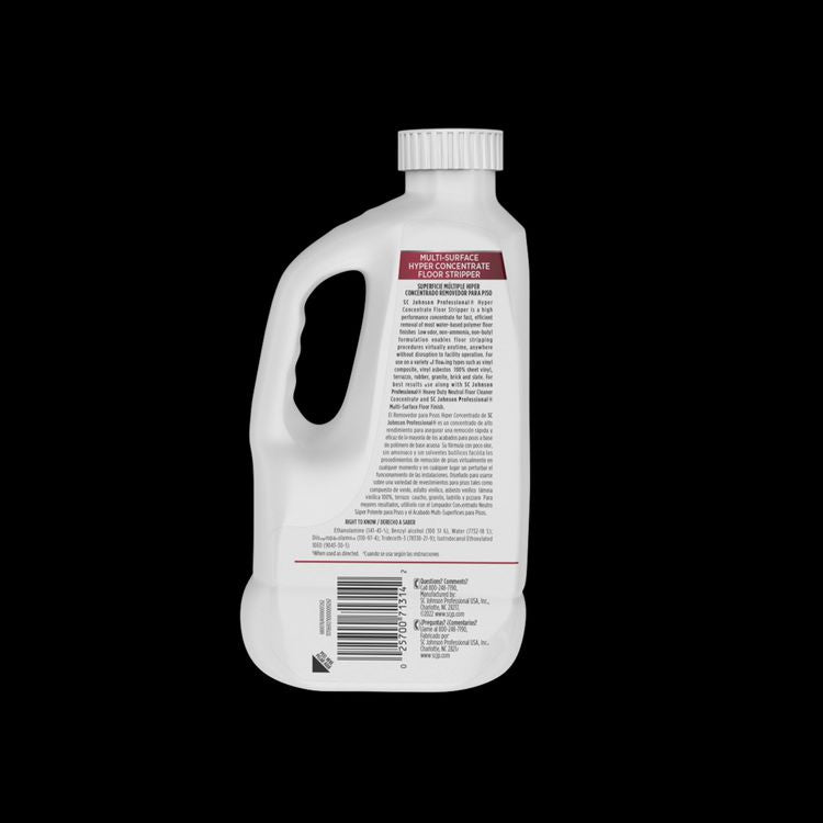 Hyper Concentrate Floor Stripper, 32 oz Bottle, 6/Carton