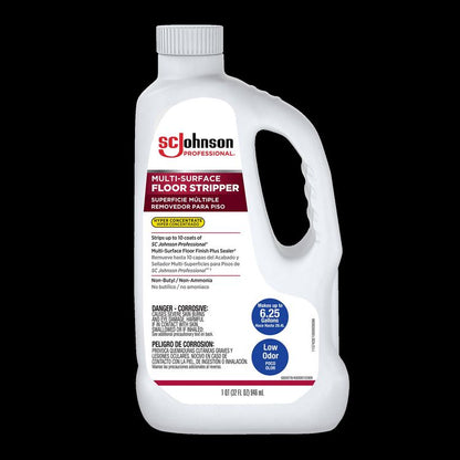 Hyper Concentrate Floor Stripper, 32 oz Bottle, 6/Carton