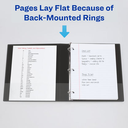 Heavy-Duty View Binder with DuraHinge and One Touch EZD Rings, 3 Rings, 1" Capacity, 11 x 8.5, Red, 12/Carton