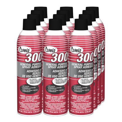 300 General Purpose Spray Adhesive, 14 oz, 12/Carton