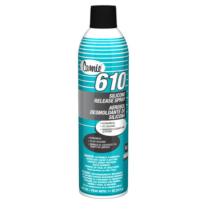 610 Silicone Release Agent, 11 oz Aerosol Can, 12/Carton