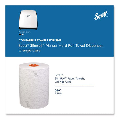 Slimroll Manual Towel Dispenser, 12.65 x 13.02 x 7.18, White