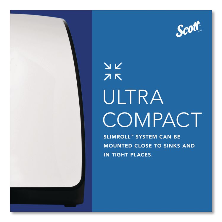 Slimroll Manual Towel Dispenser, 12.65 x 13.02 x 7.18, White