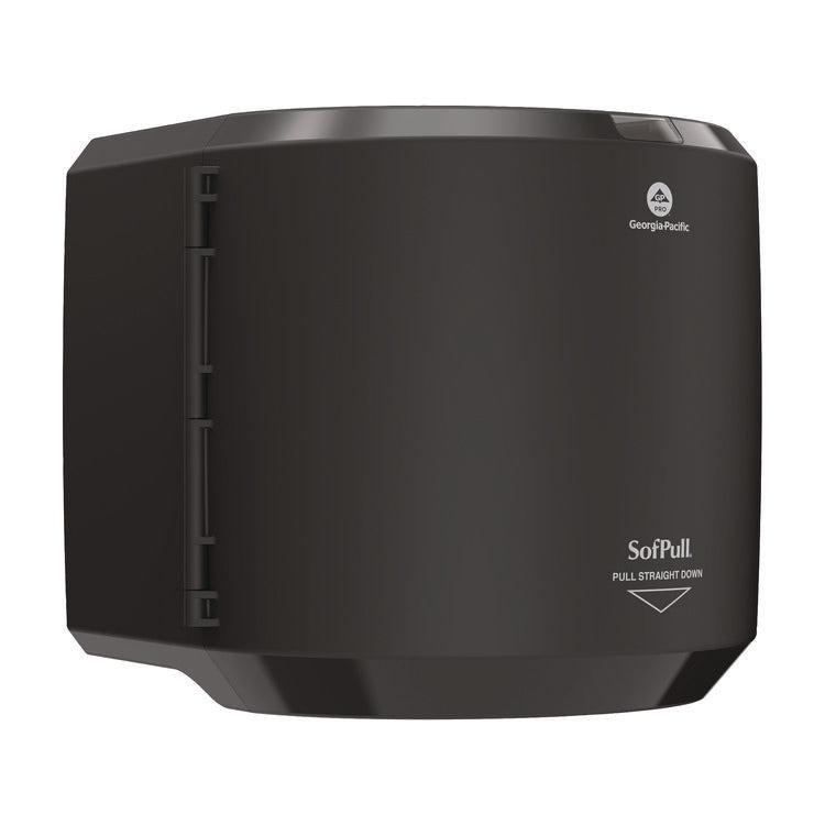 SofPull CenterPull Hand Towel Dispenser, 10.13 x 10.58 x 11.33, Black