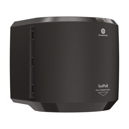 SofPull CenterPull Hand Towel Dispenser, 10.13 x 10.58 x 11.33, Black