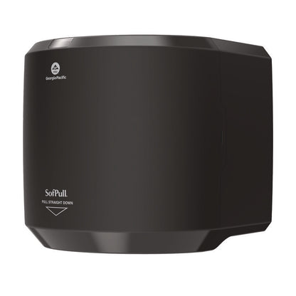 SofPull CenterPull Hand Towel Dispenser, 10.13 x 10.58 x 11.33, Black
