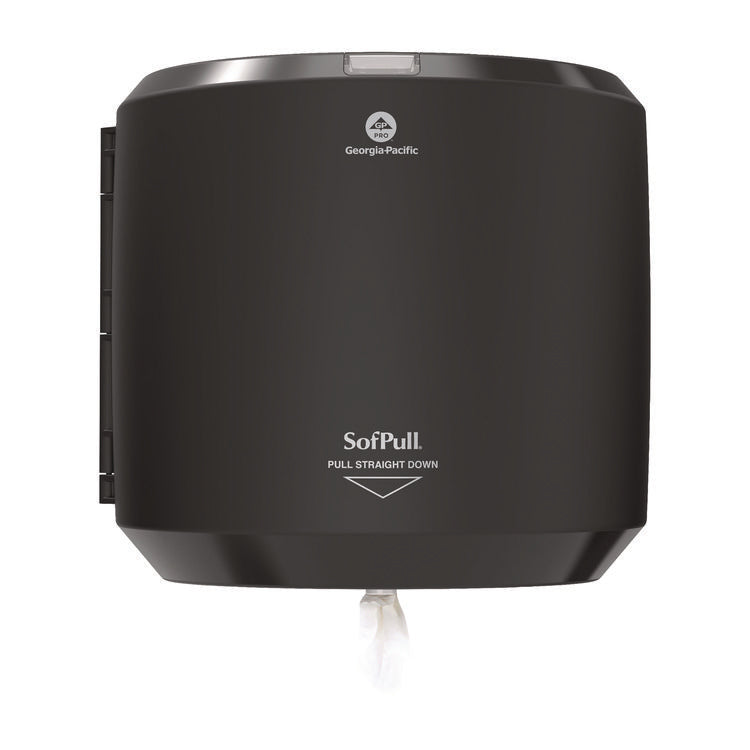 SofPull CenterPull Hand Towel Dispenser, 10.13 x 10.58 x 11.33, Black