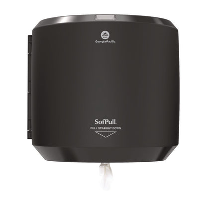 SofPull CenterPull Hand Towel Dispenser, 10.13 x 10.58 x 11.33, Black