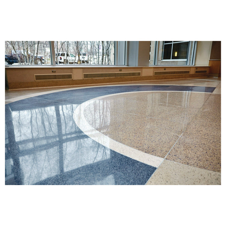 Diamond Floor Pads, 17" Diameter, Purple, 5/Carton