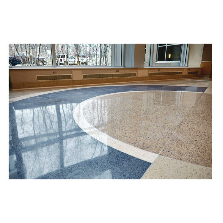 Surface Preparation Pad Plus, 17" Diameter, Maroon, 5/Carton