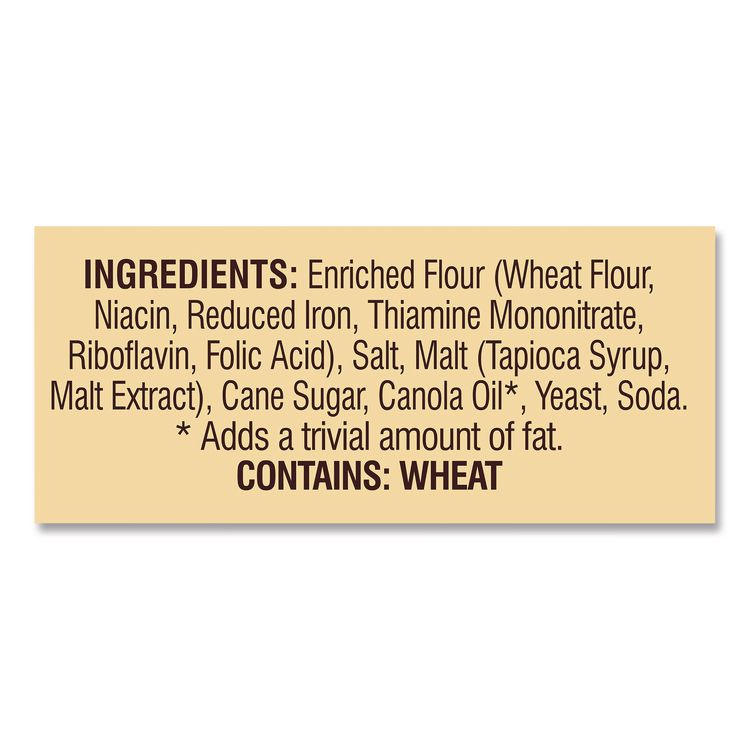 Mini Pretzels. 0.92 oz Pack, 36 Packs/Box, 2 Boxes/Carton