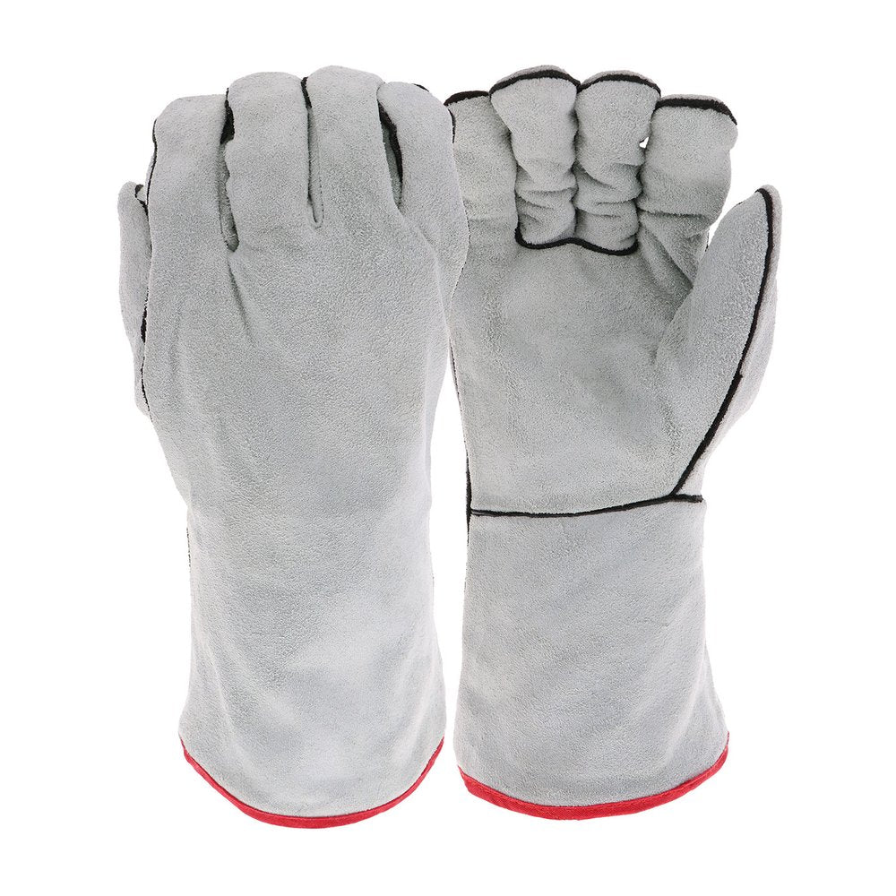 PIP Grey LEA Welders Gl-men's Large, 12 Pairs/Dozen