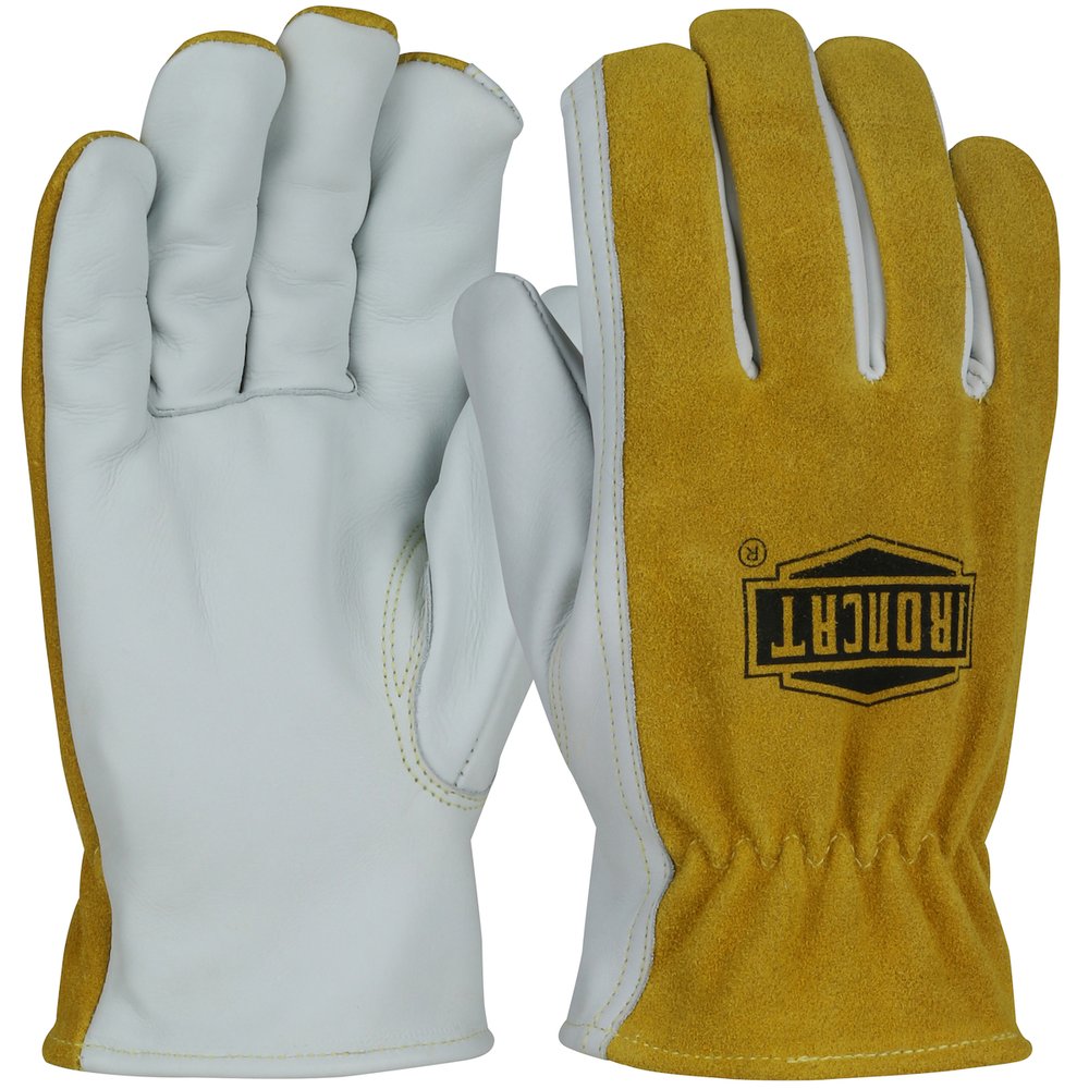 PIP AR COW Leather Driver Glove Para-aramid KS T L, 12 Pairs/Pack