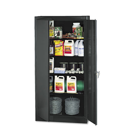 72" High Standard Cabinet (Unassembled), 36"w x 18"d x 72"h, Black