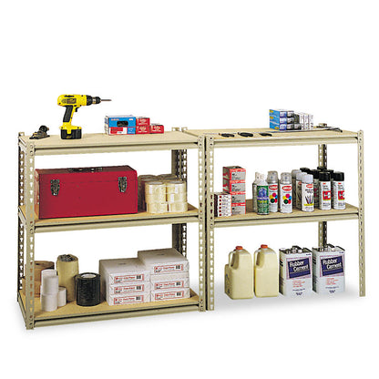 Stur-D-Stor Shelving, Five-Shelf, 36.5w x 18.5d x 72h, Sand