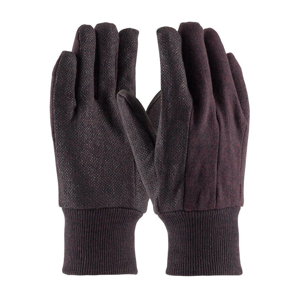 PIP REG WGT POLYEST/COTT Jersey Glove PVC Grip-men's, 12 Pairs/Pack