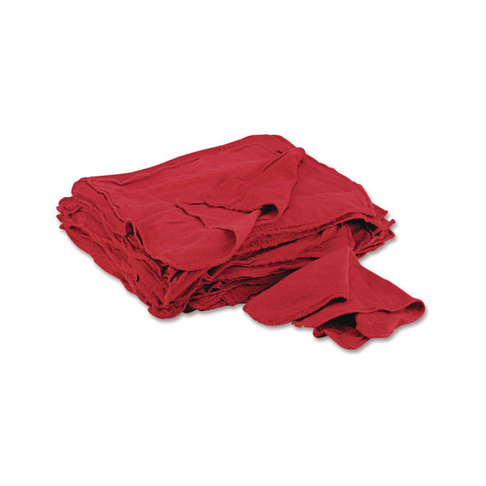 Red Shop Towels, Cloth, 14 x 15, 50/Pack