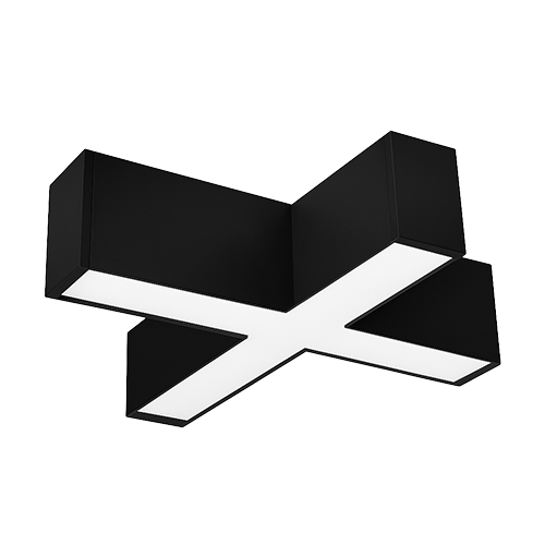 Best Lighting X Connector for 10-ALDI4-5432L-5CCT Black (ALDI-CONNECT-X-BLK)