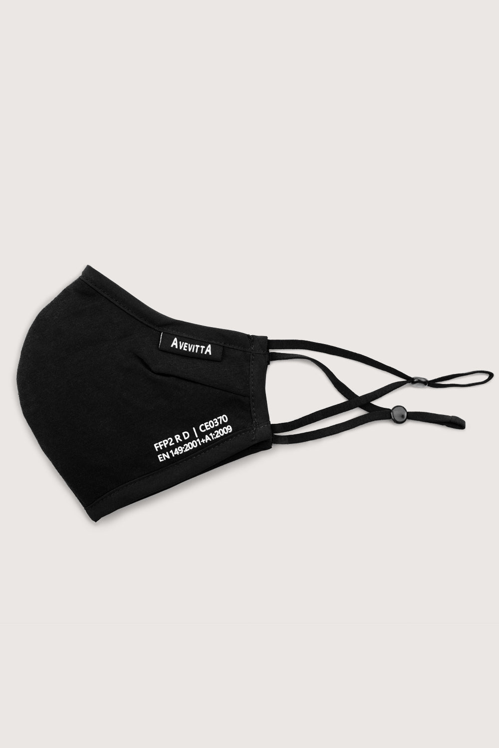 Avevitta 2.0 FFP2 Anti-Viral Reusable Mask – Black
