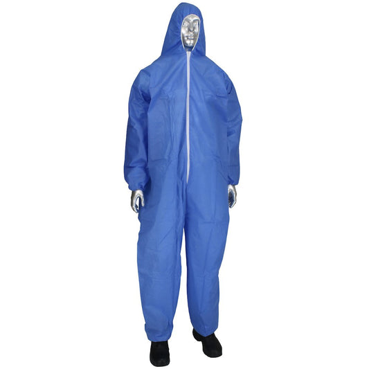 PIP SMS Coverall W/HOOD Elastic Wrist&ankle 42 GSM, 25/Case