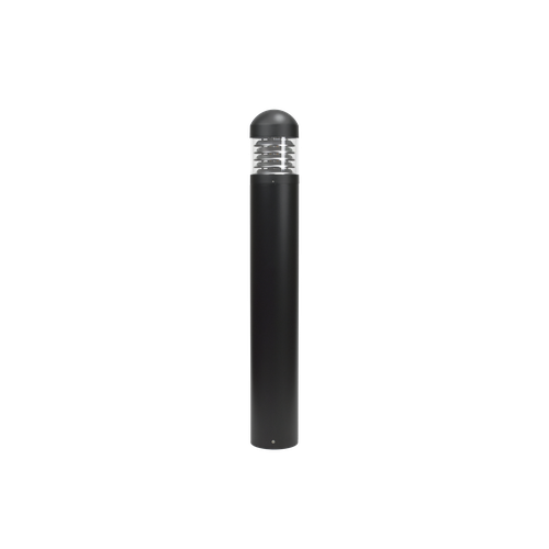 Best Lighting Bollard Round Domelouvered Head Black (BOL-RDL-2L-LKFS-BLK)