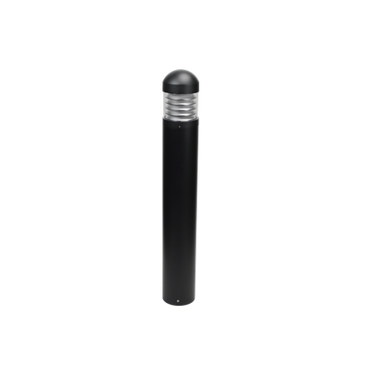 Best Lighting Bollard Round Domelouvered Head Black (BOL-RDL-2L-LKFS-BLK)