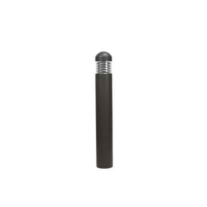 Best Lighting Bollard Round Domelouvered Head Black (BOL-RDL-2L-LKFS-BLK)