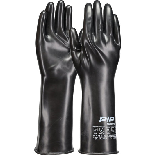 PIP 20 MIL Butyl Rubber Glove W/SMOOTH GRIP-14" (Pair)