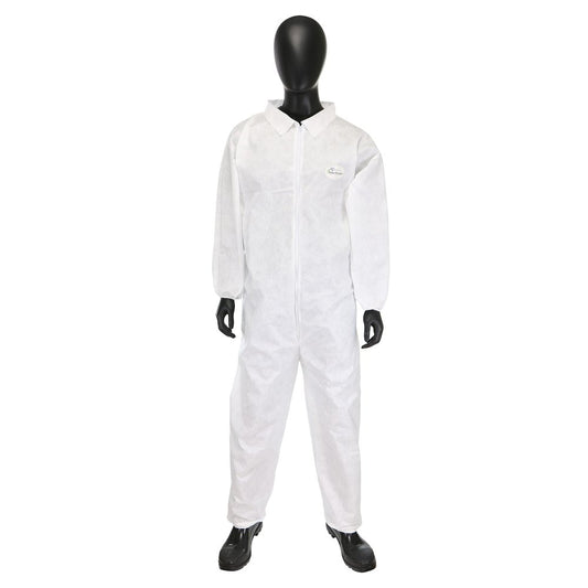 PIP M3-COVERALL W/ELASTIC Wrist&ankle 50 GSM S, 25/Case