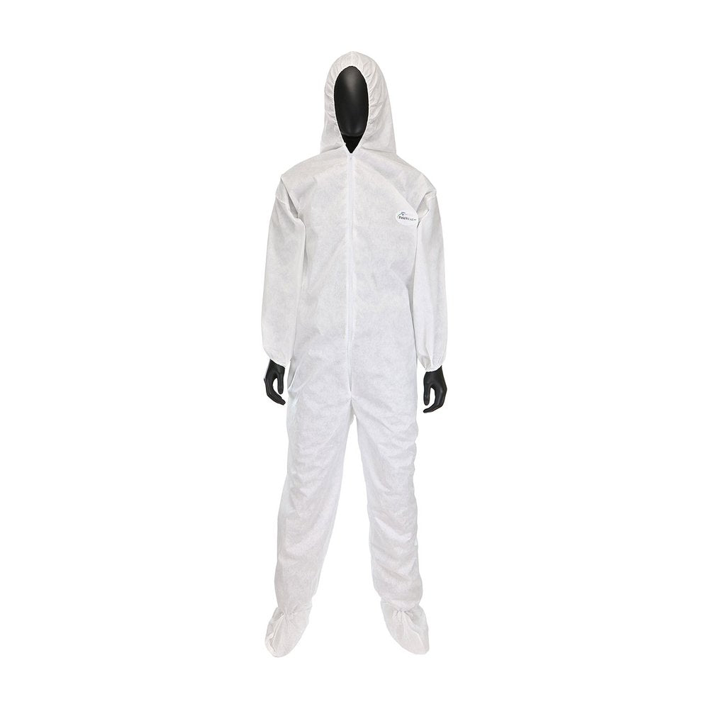 PIP POSIWEARM3- Smmms Coverall Elas WR/ANK/HD/BT, 25/Case