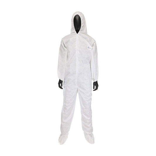 PIP POSIWEARM3- Smmms Coverall Elas WR/ANK/HD/BT, 25/Case