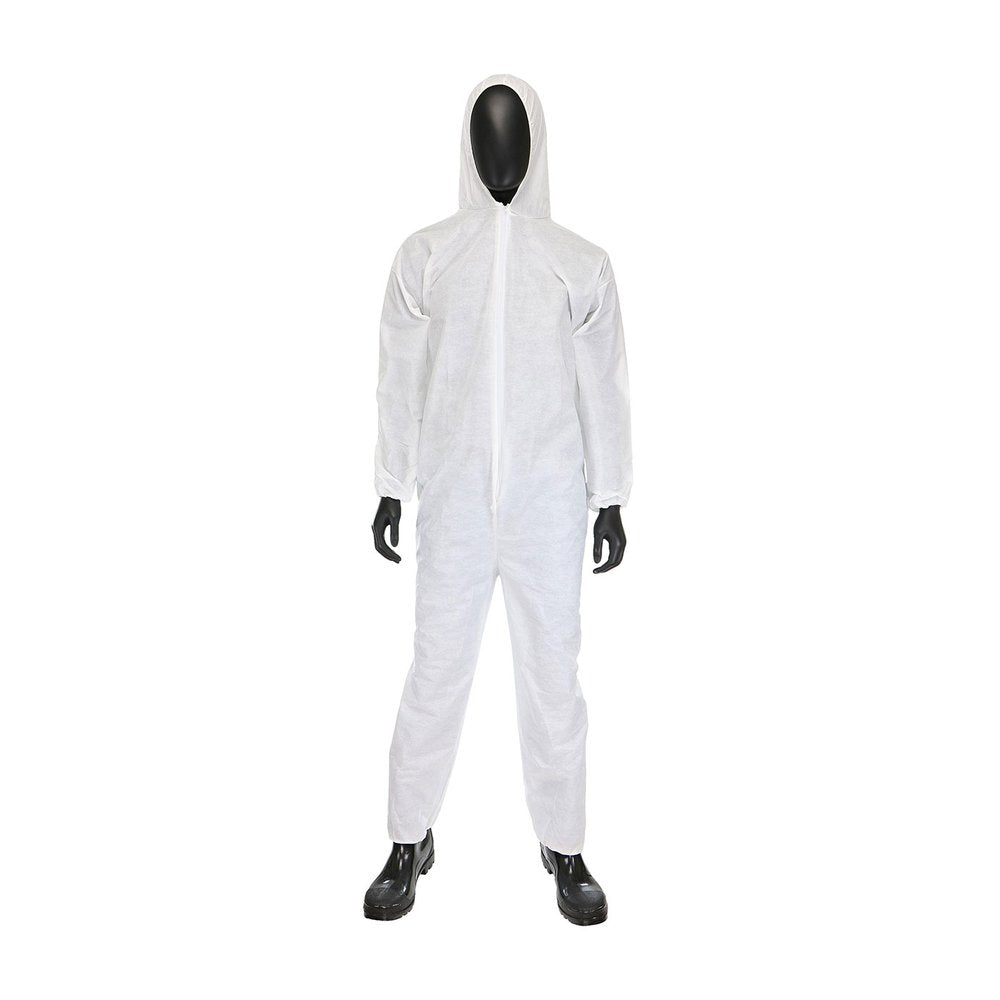 PIP Posiwear SMS Coverall Elas WR/ANK/HD, 25/Case