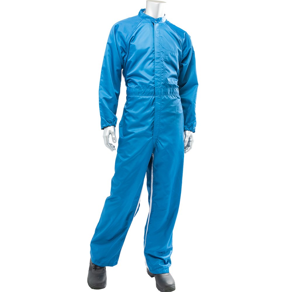 Uniform Technology by PIP Autogrid Cleanroom PAINT/POWDER Coat Coverall XL