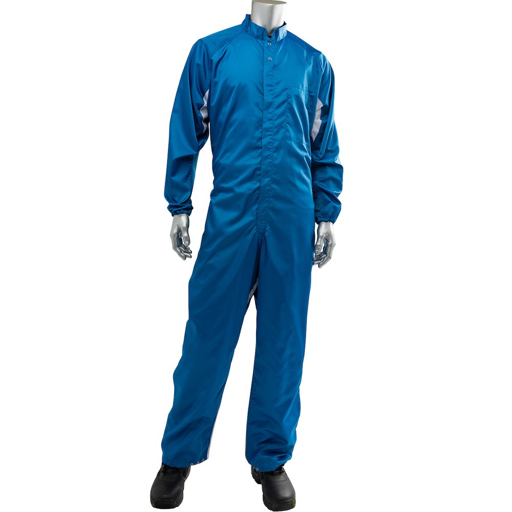 Uniform Technology by PIP Auto Grid Cleanroom Coverall W/MESH Venting