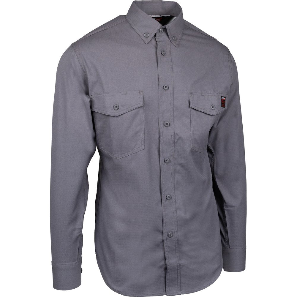 PIP AR/FR Ripstop Lsleeve SHIRT-9 CAL/CM2 GRY S