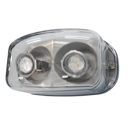 Best Lighting Hazloc Double LED REM Head Gray (HLRHLED16-2G)