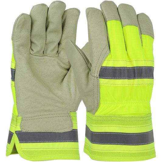PIP 120G Positherm Lined Highvis Fabric GR PIG KW, 12 Pairs/Dozen