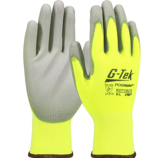 PIP Touch Screenpu Palm Coathi VIS Nylon Shell, 12 Pairs/Dozen