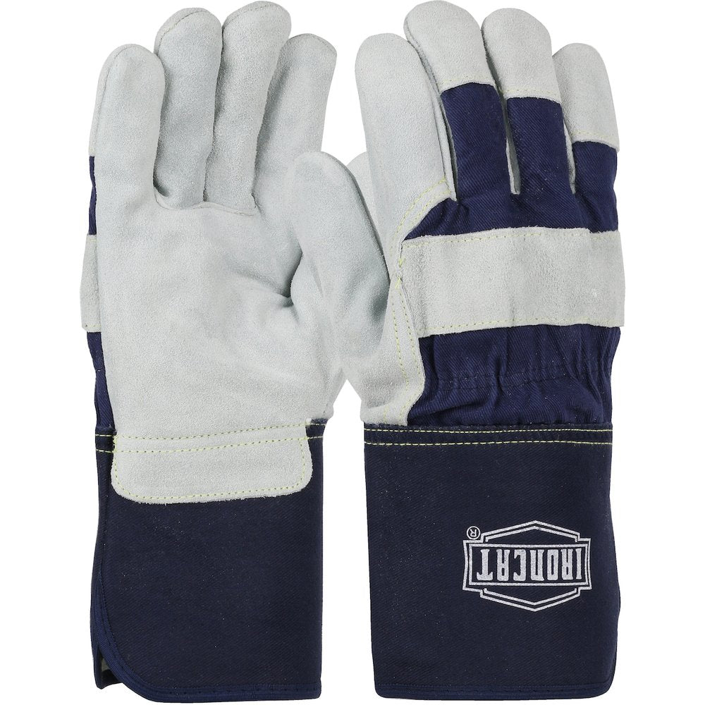 PIP Premium Select Leather Palm Blue Rubber, 12 Pairs/Dozen