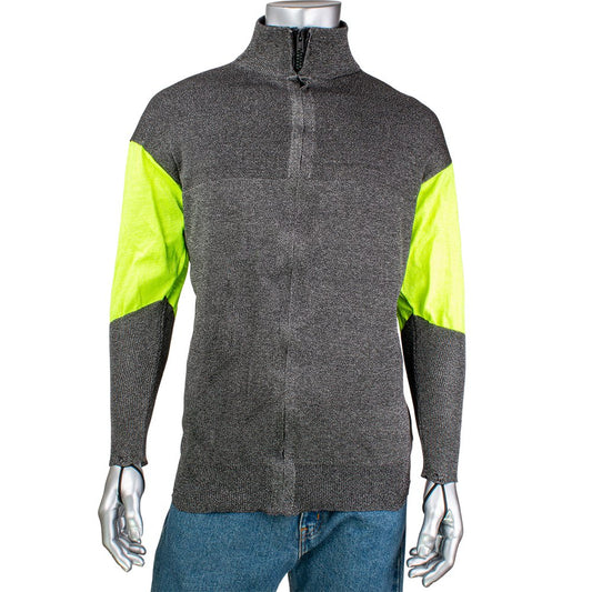 PIP ATA Blend Cut Resist Jacket HI-VIS Sleeves 5X