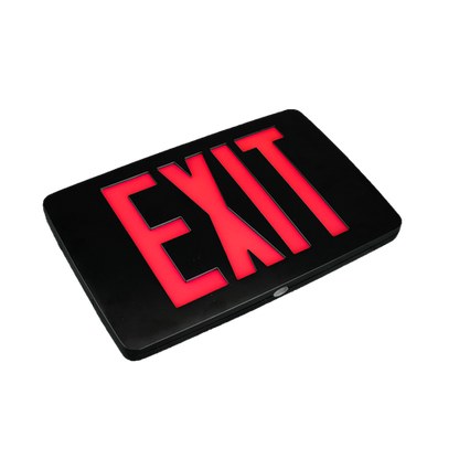 Best Lighting Slim Die Cast Aluminum Exit 1F R/B AC (KZXTEU1RB)