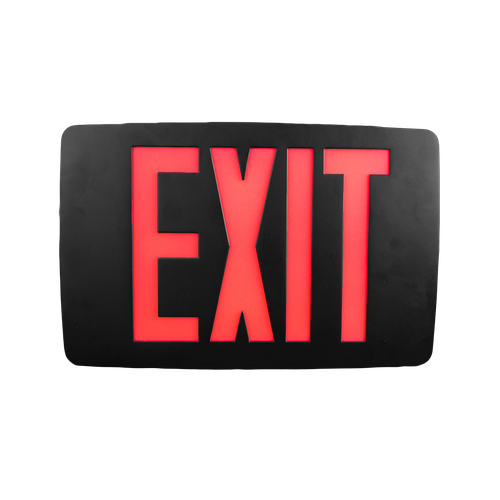 Best Lighting Slim Die Cast Aluminum Exit 1F R/B AC (KZXTEU1RB)
