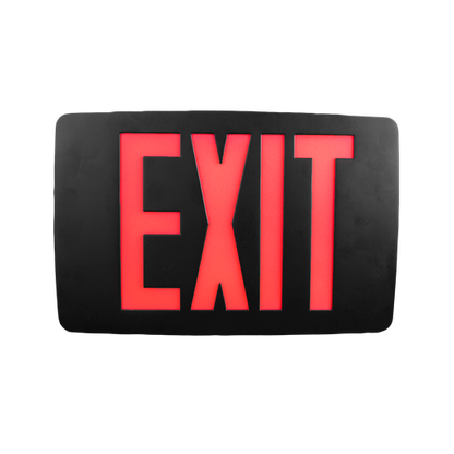 Best Lighting Slim Die Cast Aluminum Exit 1F R/B AC (KZXTEU1RB)