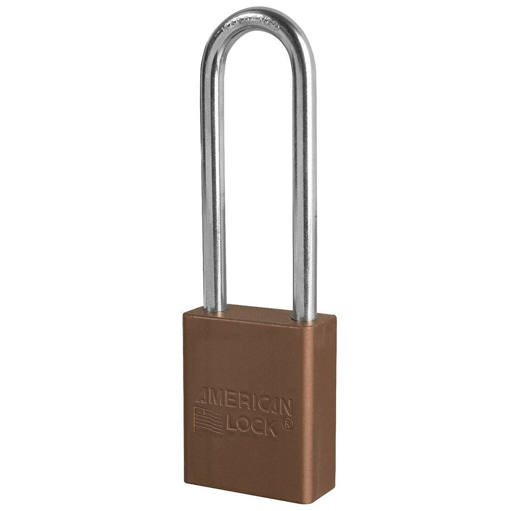 American Lock Aluminum Padlock - Dyranodic 3" Shackle, 6/Box
