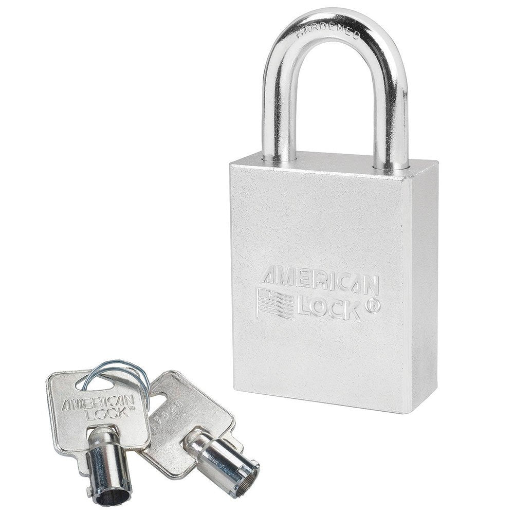 American Lock 7 Pin Tubular Cylinder Padlock Keyed Diffe