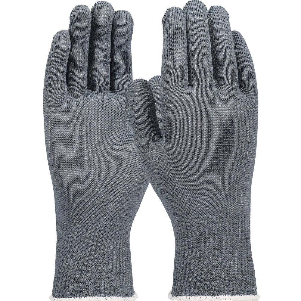 PIP Claw Cover 13G Knit Plated Glove GRY NO TAG S, 12/Pack