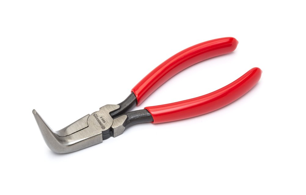 Crescent Plier Sld-jt Curved 6CV Needle Nose