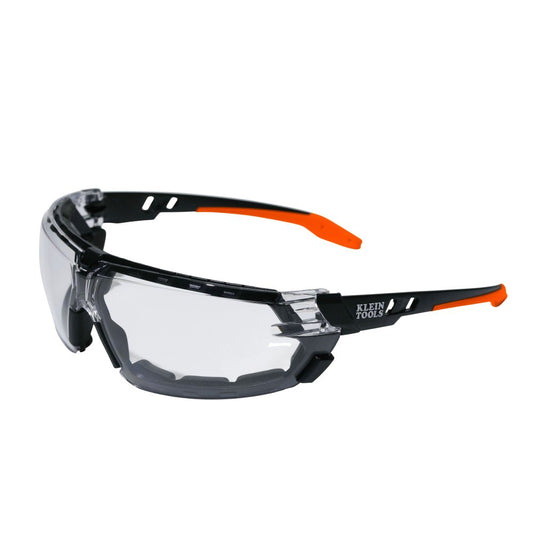 Klein Tools Low-profile Gasket Safety Glasses Clear Lens